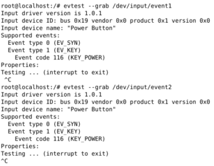 utility to monitor Linux input device events