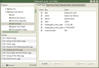 audio tag editor for GTK+