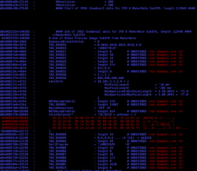 read metadata from digital pictures