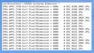 read metadata from digital pictures