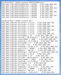 read metadata from digital pictures