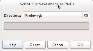 Save as PNGs dialog