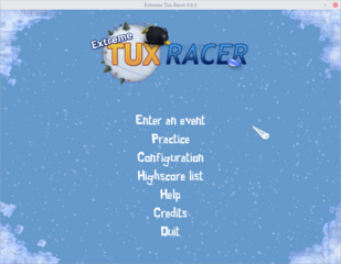 3D racing game featuring Tux, the Linux penguin