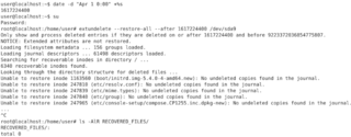 utility to recover deleted files from ext3/ext4 partition