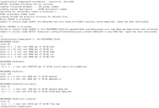 utility to recover deleted files from ext3/ext4 partition