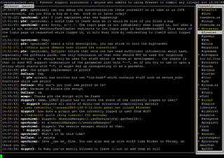 user-friendly IRC client for the console/terminal