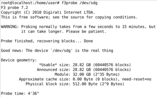 f3probe /dev/sdg