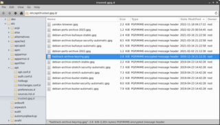 GnuPG archive key for Debian FastTrack Repository