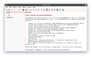 Hierarchical notes-manager (binaries)