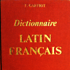 Félix Gaffiot's Latin-French dictionary - viewer