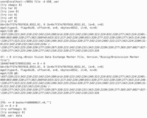 Recognize the type of data in a file using "magic" numbers