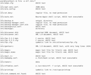 Recognize the type of data in a file using "magic" numbers