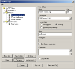 Full-featured graphical FTP/FTPS/SFTP client