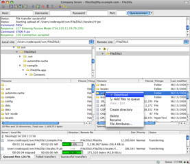 Full-featured graphical FTP/FTPS/SFTP client