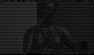 fim in AA mode visualizing a photograph, its EXIF info below and a description.