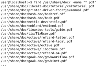 find "*.pdf"