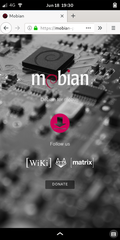 Mobian on PinePhone with Phosh