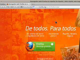 Spanish; Castilian language pack for Firefox