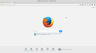 Firefox 45.0.1 in Debian Jessie