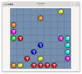 A typical game of five or more.