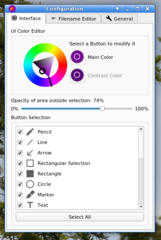 flameshot config (Interface)