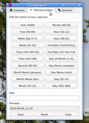 flameshot config (Filename Editor)