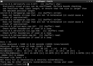 examines source code and looks for security weaknesses