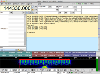 digital modem program for hamradio operators