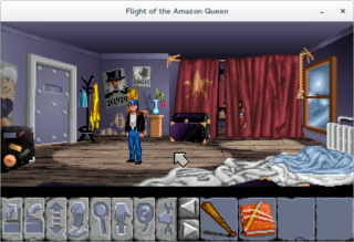 classic 2D point and click fantasy adventure game