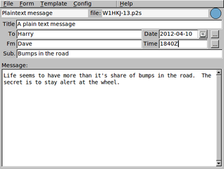 amateur radio forms management editor