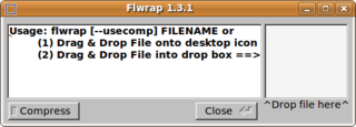 amateur radio file encapsulation/compression utility