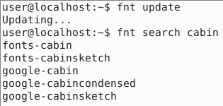 Font downloader/manager