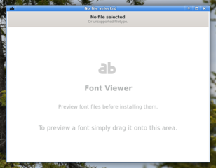 Full-featured font preview application for GTK Environments