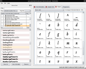 featureful personal font manager