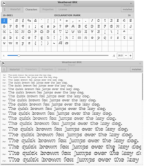465 free TrueType fonts by Brian Kent