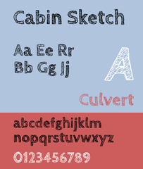 playful sister of the Cabin font family