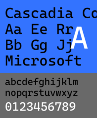 monospaced font designed to enhance appearance of Windows Terminal