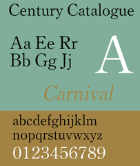 century-style font revival