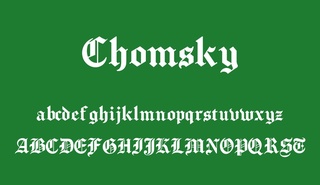 New York Times masthead, reimagined as a full font