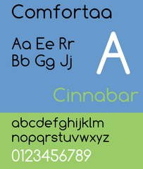 stylish, modern true type font