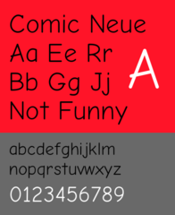 less horrible remake of Comic Sans