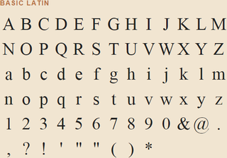 CALADEA ITALIC
