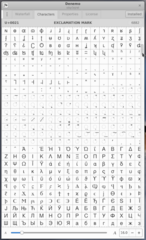 music notation symbol fonts for Denemo