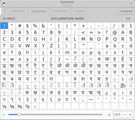 Free fonts for Devanagari script