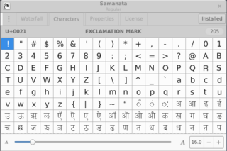 Free fonts for Devanagari script