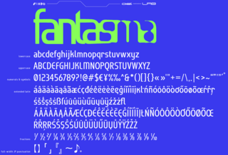 font with a bit roundly-shaped and spiky/edgy-ended letters