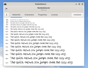 simple handwriting font