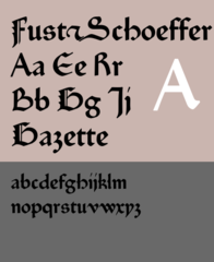 15th century types between gothic and roman