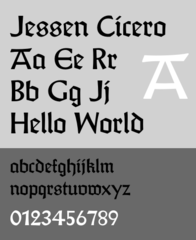 15th century types between gothic and roman