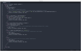 Typeface designed for source code